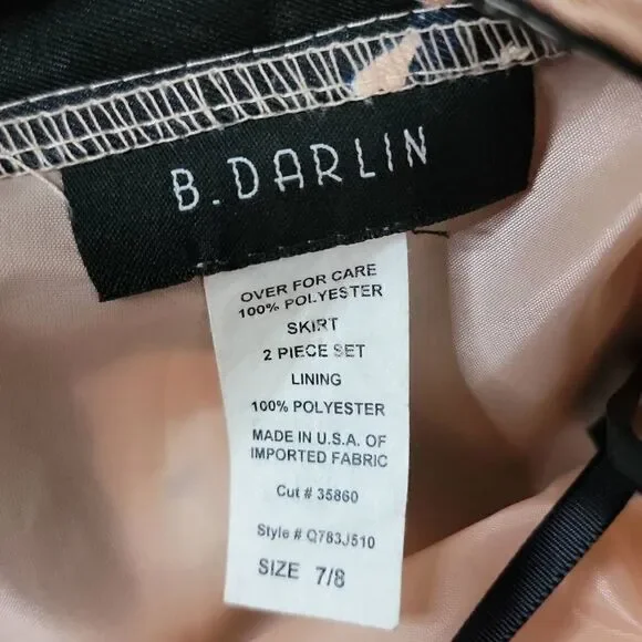 ‎B. Darlin Floral Pleated Tulle Skirt [SIZE 7/8] - Picture 5 of 5